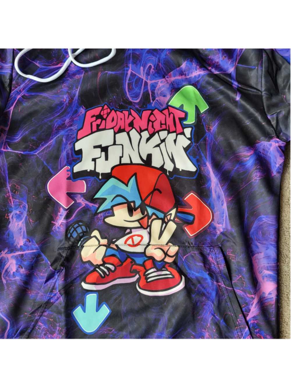 Girl’s Friday Night Funkin' Graphic Hoodie – Size S – NWOT - Picture 3 of 12